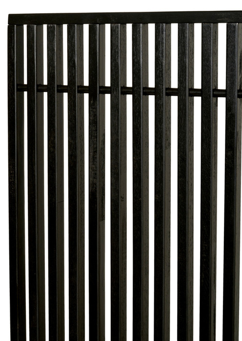 Terrasseavskjerming New York svart akasie – Sunlife